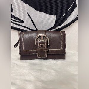 Coach vintage soho buckle wallet